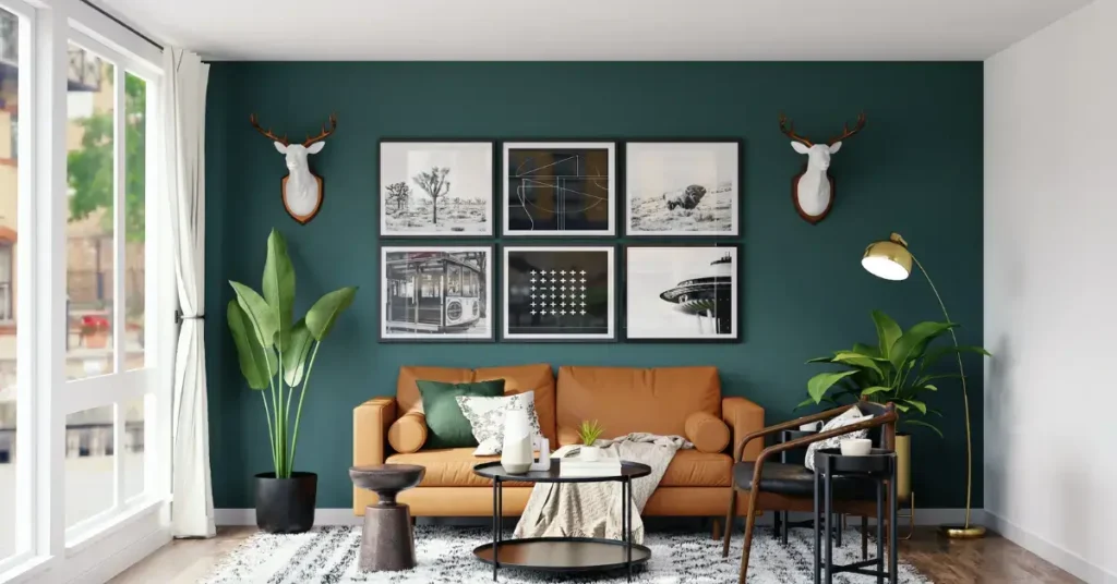 Create a Warm Masculine Living Room 2024: 5 Tips and Ideas 3 living room with interior decoration