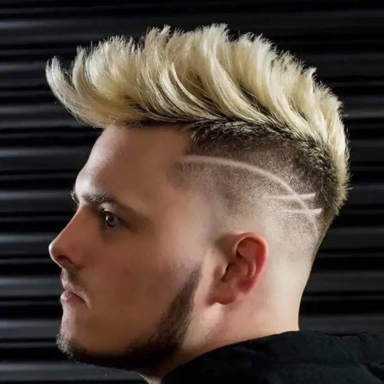 30+ Blonde Hairstyles Mens 2024 You’ll Absolutely Love 20 mohawk blonde hairstyle men