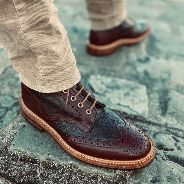 Old Money Men's Fashion 2024: 30 Outfit Ideas You'll LOVE 23 brogue boots