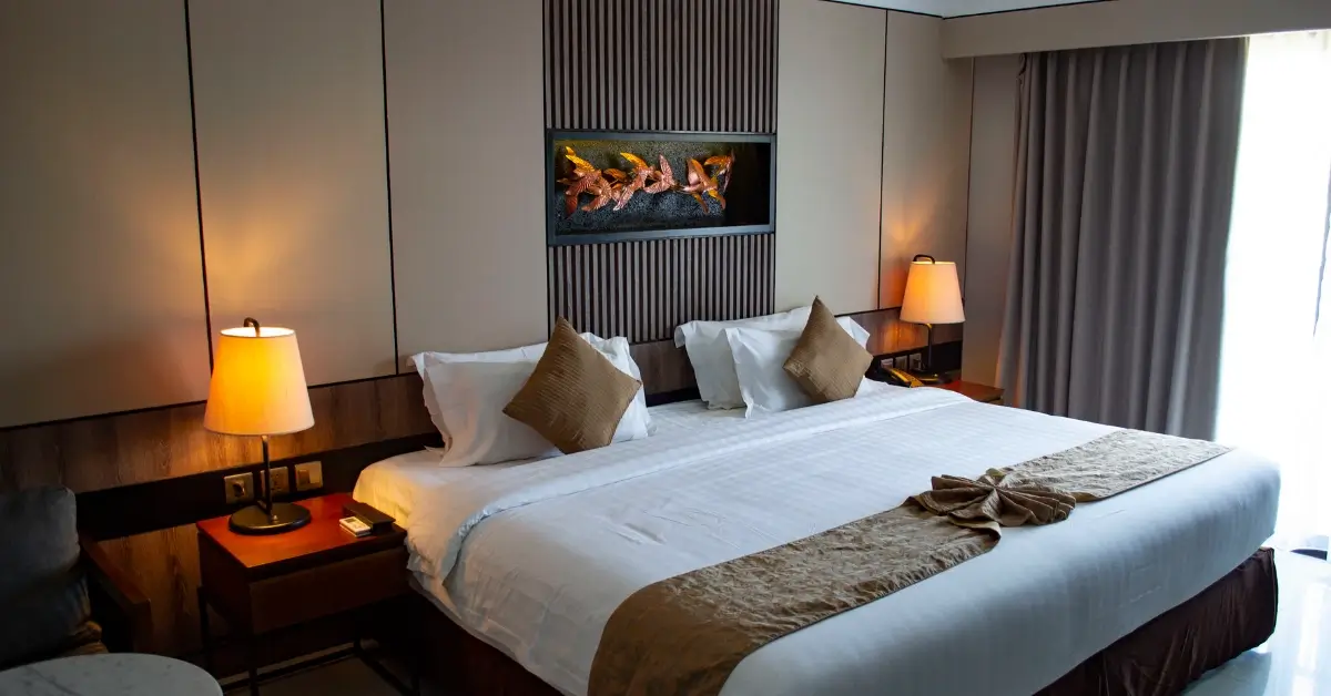 modern masculine bedroom