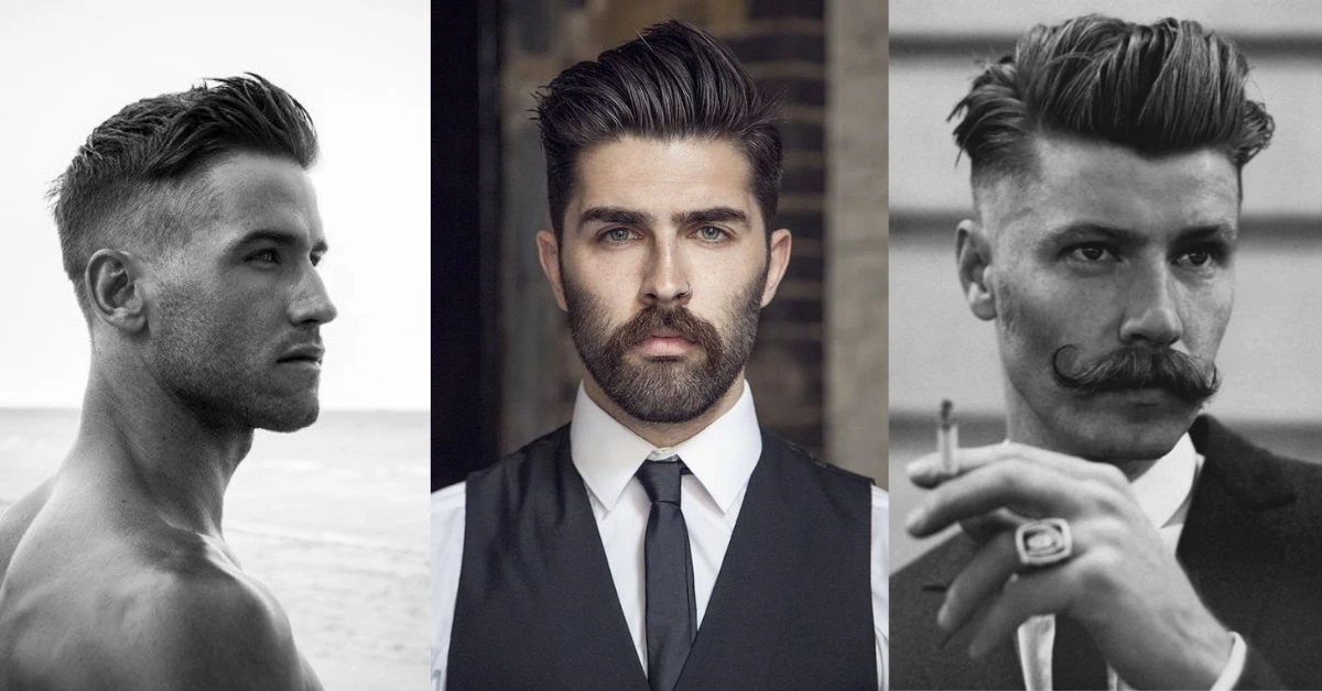 hairstyle for men oval face
