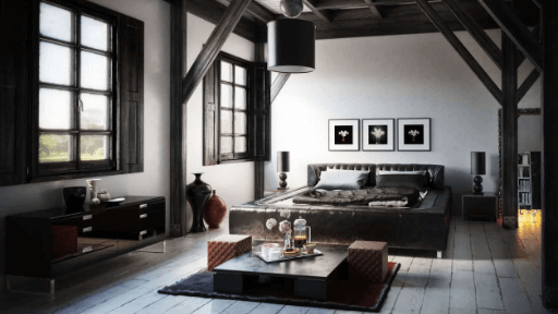 masculine bedroom decor