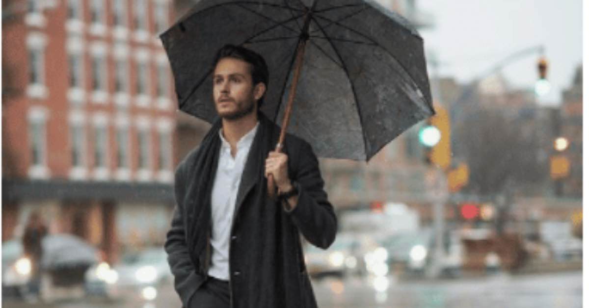 rainy day outfits men